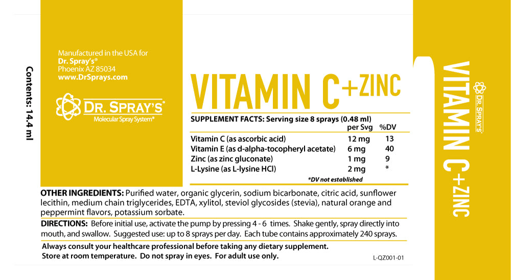 VITAMIN C WITH ZINC Spray