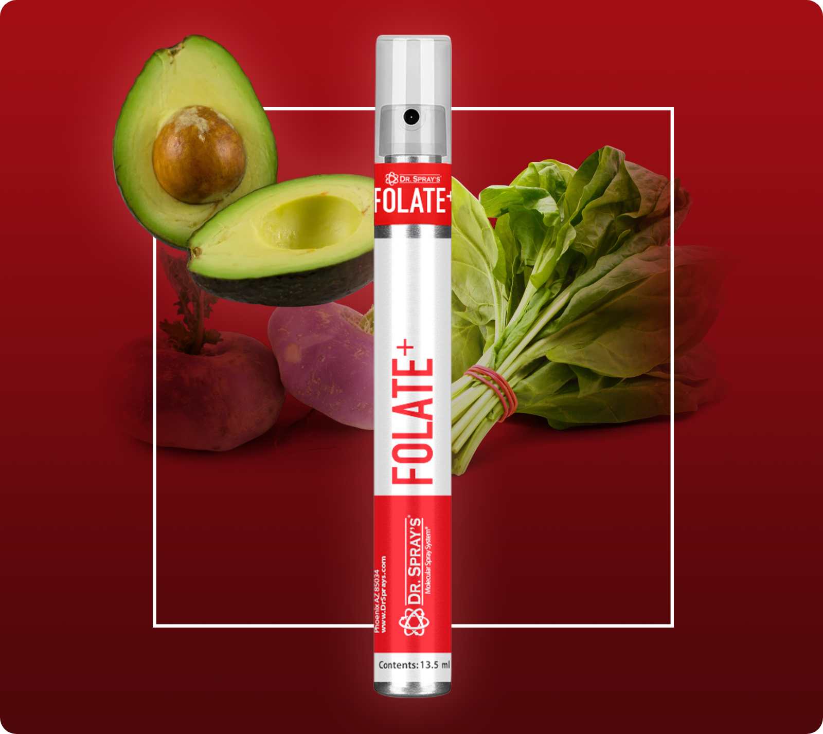 Folate Dri Folate Spray | Methylfolate B9 Supplement - Dr. Spray's